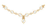 14K Gold & Diamond Women Lightweight Necklace Set KRB44061N