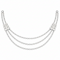 14K Gold & Diamond Choker Necklace Set KRH44049N