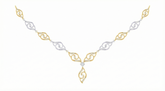 14K Gold & Diamond Lightweight Necklace Set KRI44014N