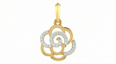 18K Gold & Diamond Dailywear Pendant Set KRA40129P