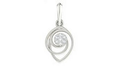 18K Gold & Diamond Dailywear Pendant Set KRA40164P