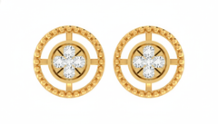 18K Gold & Diamond Women Stud Earring KRA40146E