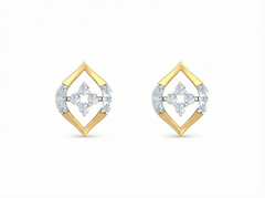18K Gold & Diamond Women Stud Earring KRK30038