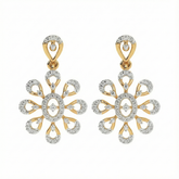 14K Gold & Diamond Women Engagement Earring KRH44046E