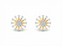18K Gold & Diamond Women Stud Earring KRK40192E