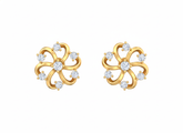 18K Gold & Diamond Women Stud Earring KRK40190E