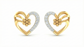 18K Gold & Diamond Women Stud Earring KRA40131E