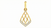 18K Gold & Diamond Dailywear PENDANT SET KRA40168P