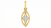 18K Gold & Diamond Dailywear PENDANT SET KRA40139P