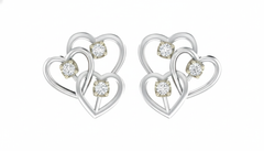 18K Gold & Diamond Women Stud Earring KRA40130E