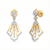 14K Gold & Diamond Women Dangler Earring KRB44103E