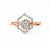 18K Gold & Diamond Ring For Women R5498MYD0001