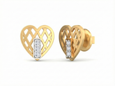 18K Gold & Diamond Women Stud Earring KSK001