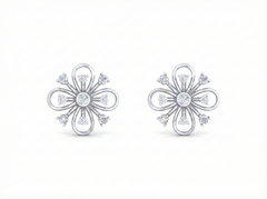 18K Gold & Diamond Women Stud Earring KRK40184E