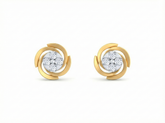 18K Gold & Diamond Women Engagement Earring KRK30044