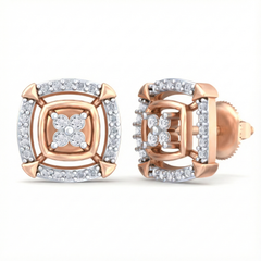 18K Gold & Diamond Women Engagement Earring KRB40065E