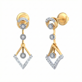 14K Gold & Diamond Women Dangler Earring KRB44090E