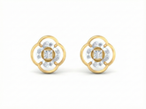 18K Gold & Diamond Women Stud Earring KRK30034