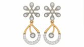 Gold & Diamond Women Engagement Earring KRC60077E
