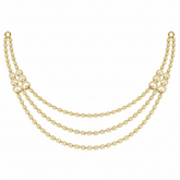 14K Gold & Diamond Choker Necklace Set KRH44049N