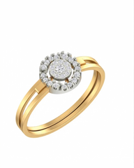 महिलाओं के लिए 18K सोने और हीरे की अंगूठी PLR-93