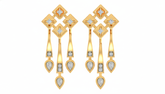 14K Gold & Diamond Women Dangler Earring KRB44101E-A