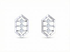 18K Gold & Diamond Women Stud Earring KRK40112E