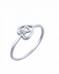 18K Gold & Diamond Dailywear Ring For Women KSK139