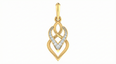 18K Gold & Diamond Dailywear Pendant Set KRA40155P