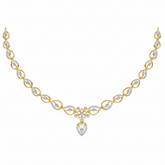 14K Gold & Diamond Dailywear Necklace Set KRH44036N