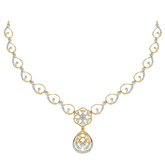 14K Gold & Diamond Dailywear Necklace Set KRH44047N