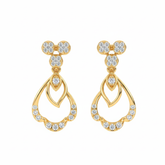 14K Gold & Diamond Women Dangler Earring KRH44125E