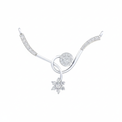 18K Gold & Diamond Dailywear Mangalsutra For Women KRB90034