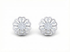 18K Gold & Diamond Women Stud Earring KRK40110E