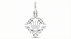 18K Gold & Diamond Pendant Set KRA40034P