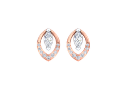 18K Gold & Diamond Women Engagement Earring KFK30013