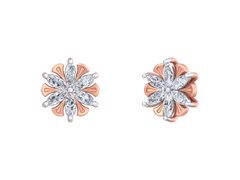 18K Gold & Diamond Women Earring KFK30057