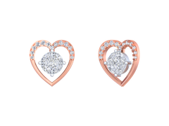 18K Gold & Diamond Women Earring KFK30069