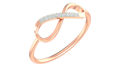 18K Gold & Diamond Dailywear Ring For Women KRA10505