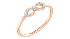 18K Gold & Diamond Ring For Women KRA10582