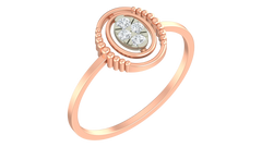 18K Gold & Diamond Ring For Women KRA10610