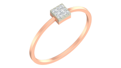 18K Gold & Diamond Ring For Women KRA10616