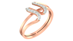 18K Gold & Diamond Ring For Women KRA10629