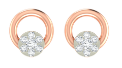 18K Gold & Diamond Women Stud Earring KRA40003E