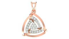 18K Gold & Diamond Partywear PENDANT SET KRA40007P