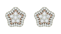 18K Gold & Diamond Women Stud Earring KRA40008E