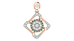 18K Gold & Diamond Pendant Set KRA40015P