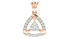 18K Gold & Diamond Pendant Set KRA40016P