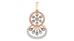 18K Gold & Diamond Pendant Set KRA40020P