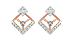 18K Gold & Diamond Women Engagement Earring KRA40021E